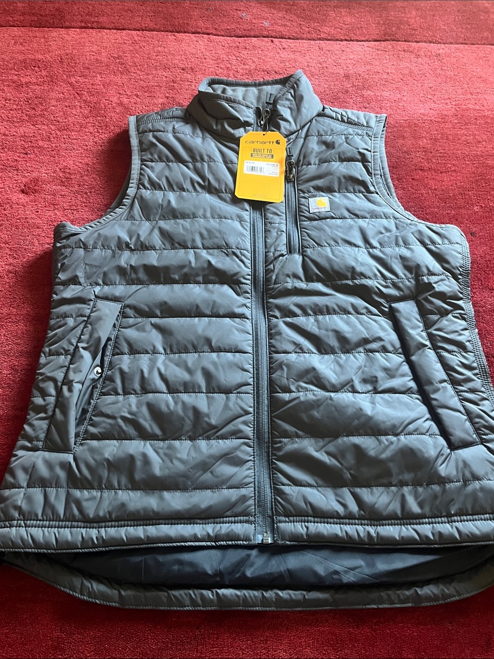 Carhartt Rain Defender Relaxed Fit Lightweight Insulated Work Vest - Picture 8 of 9